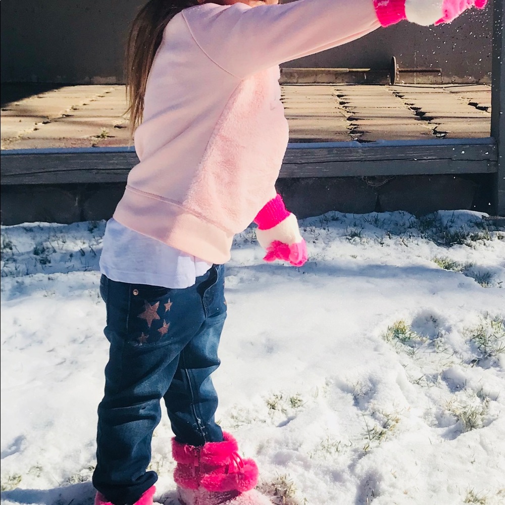 Princess pink cozy sweater